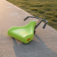 Anti-Rollover Hand Propelled Scooter Board 270° Flexible Steering Sitting Wiggle Car Comfortable Foam Grips Children's Toy for Playroom