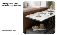 Lift-Top Side Table Modern Aesthetic Storage Cabinet Easy to Clean