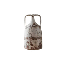 Iron Vase Farmhouse Metal Flower Vase Minimalist for Entryway, Shelf