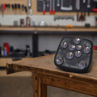 Passenger Saddle with Suction Cups Supportive Pillion Pad with Suction Cups Motorcycle Rear Seat Cushion Long-Lasting Slim