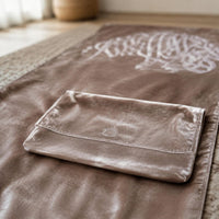 Luxurious Velvet Velvet Prayer Mat Soft Religious Item Easy to Clean for Mosque