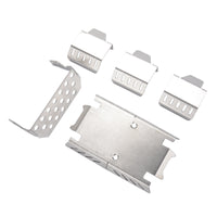 5 Pieces Rc Car Chassis Guards Plates Guarding Guard Plates Heavy-Duty Underbody Deflector Guard for Drivers