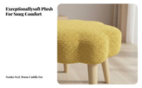 asteriskShaped Footstool Multi-Purpose Low Stool vivid hues for Homeowners