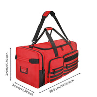 Baseball Travel Bag Waterproof Sports Duffel Bag with Shoulder Strap Multi-Compartment for Tournaments