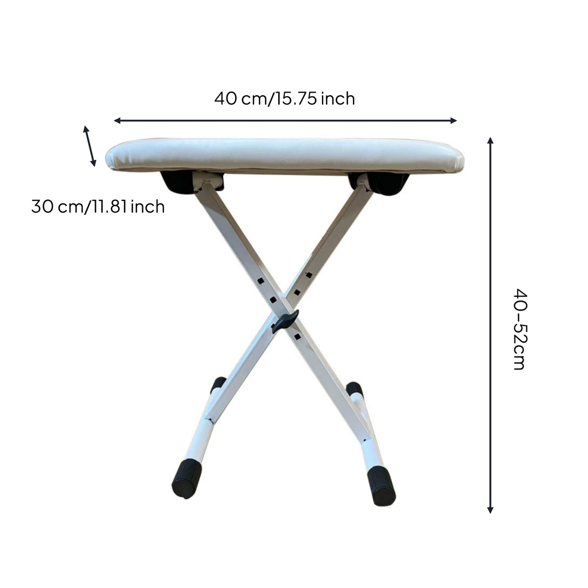 Piano Bench Folding Keyboard Bench Non-Slip Furniture for Home Studio, Rehearsal
