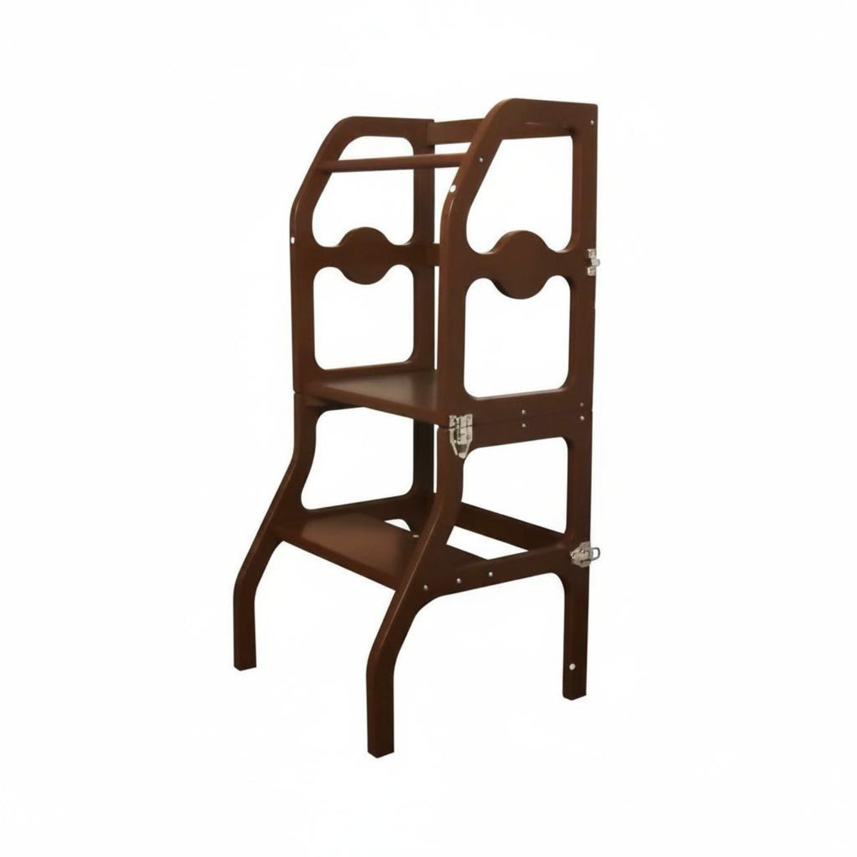 Folding Learning Stand Multifunction Convertible Step Stool Space Saving Wooden Little Helper Stool for Young Children, Kids, Washroom, Home