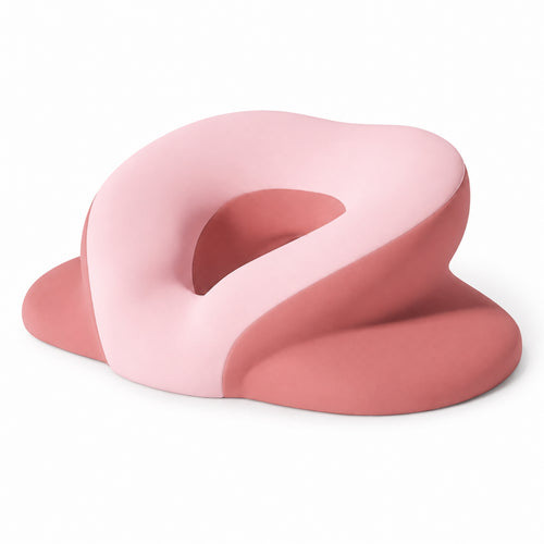 Contoured Face Pillow with Arm Support Ergonomic for Desk