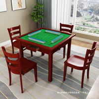 包邮家用实木麻将桌掼蛋桌手搓麻将手动两用宿舍棋牌桌餐桌麻雀台