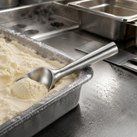 Stainless Steel Ice Cream Scoop Brushed Finish Ice Cream Scoop Single-Piece