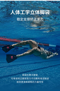 Speedo/速比涛 汪顺同款DMC全能款柔韧舒适成人脚蹼 2025年新品