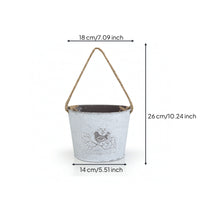 Wall Hanging Planter Rustic Hanging Wall Planter Antique Finish for Living Room