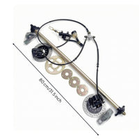 Disc Brake Rear Axle Kit with Brakes Easy Installation Rear Axle Assembly Kit High Strength Serviceable for DIY Builders