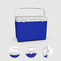 Lunch Box Cool Bag with Ice Pack and PU Foam Insulation, 72-Hour Cold Delivery Bag for Shopping Bags, Large Handheld Ice Box, Portable Chest