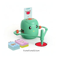 Drawing Robot with Cards Card-Guided Drawing Toy with Pens Doodle Bot Hands-on Painting Machine Educational for Children, Home