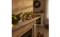 10 Pieces Tabletop Nativity Scene Lightweight Nativity Display with Figurines Hand Painted Ornaments for Collectors, Mantel, Bookshelf, Office Desk