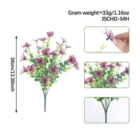 Artificial Butterfly Bouquet Easy to Care Fake Eucalyptus Leaves Branch Realistic Look Home Decor for Tabletop