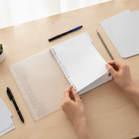 Planwith B5 Detachable Softcover Loose-Leaf Notebook for Students