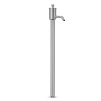 Drum Oil Extractor Metal Barrel Pump Silver Finish For