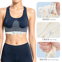 夏季热卖小碎花腹部内衣垫吸汗贴运动出汗隔汗防湿棉布衬垫可水洗