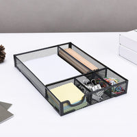 Fully Wrapped A5 Storage Tray File Organizer Desktop Multi-purpose Box