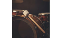 Soft Felt Drum Mallet Long-Lasting Drum Mallet with Wooden Handle Lightweight Wool Felt Beater Comfortable for Drummers, Percussionists, Marching Band Players, Percussion Performance