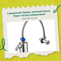 Automatic detector Faucet, Touchless Commercial Kitchen Sink Tap, Water-Saving, Easy Installation, Motion Detector, Hot and Cold Water blender