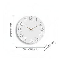 Nordic Wall Clock Creative Quiet Wall Clock Clear Numbers for Office