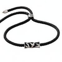 2 Pieces Couples Bracelet Set Hand-Woven Tree and Bird Ornament Bracelets