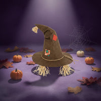 Halloween Witch Hat Cosplay Pointy Straw Witch Hat Festive