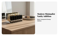 Multicompartment lip colorstick Holder Space Saving Cosmetic Organizer for Bedroom, Students