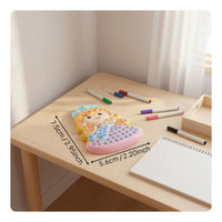 dotting Bead Craft Set Cute Cartoon Designs dotting Paint Craft Bead Art supply Creative Projects for Kids, Girls