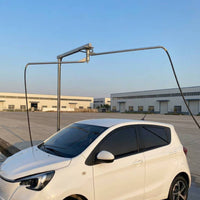 Double Swing Arm with Hose Stainless Metal Vehicle Wash Swing Arm Non-Retractable Hardware for Auto Automotive Specialists