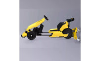 Kart Tow Frame Low-Profile Kart Trolley with Caster Wheels Heavy-Duty Rolling Stand for Garage Storage, Workshop