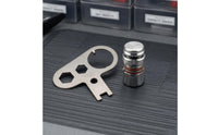 Brass BCD Inflation Valve Core Plated Finish Inflation Valve Core O-Rings BCD Inflator Nipple Polished for Repair, Maintenance