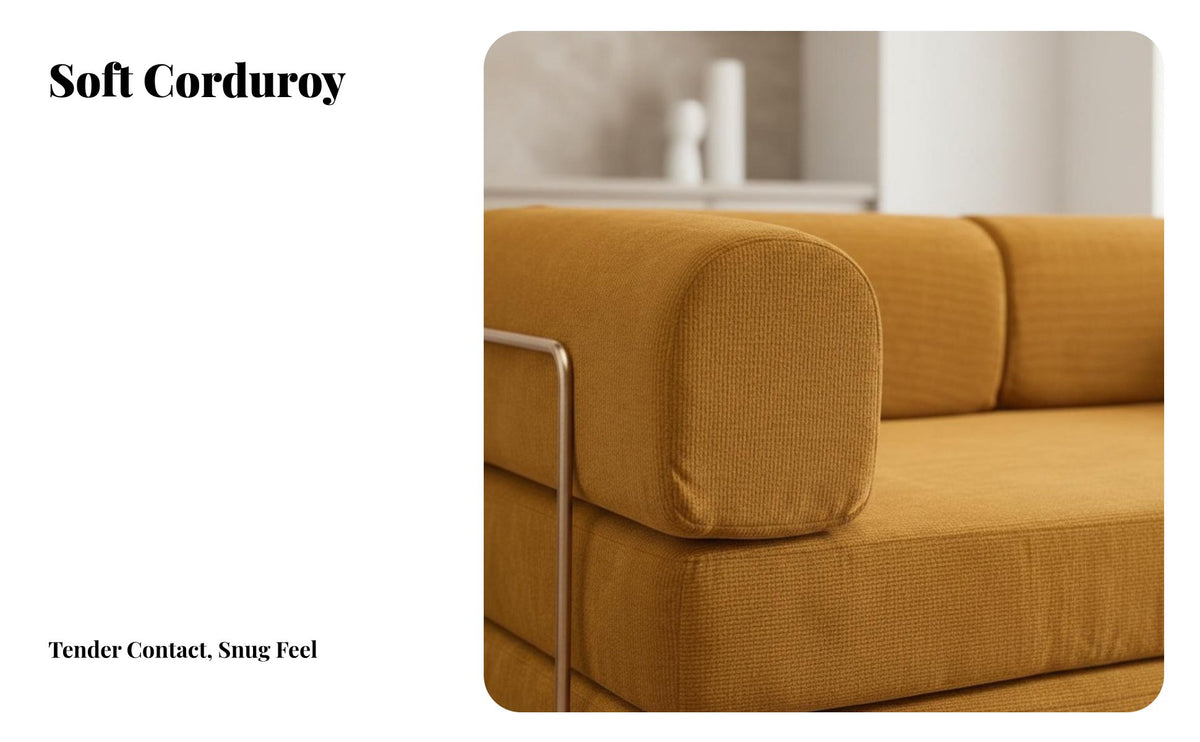 Convertible Design Fold-out Modular Floor Couch Space-Saving Foldable Floor Sofa Two-in-Single-Use Household Furniture Retro Design for Apartment Dwellers, Overnight Guests, Living Room, Small Apartments, Entertainment Area, Home Office