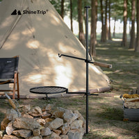 Portable Cast Iron Grill Rack for Outdoor Cooking