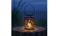 Dragonfly Sunburst Garden Light Wrought Iron Outdoor Lighting for Yard, Pathway