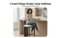 Hippo-Shaped Rearrest Stool Playful Creature Bar Design Chair Integrated Footrest Curved Rear Assistance for Homeowners, Cafe