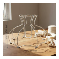 DIY Lampshade Frame Long-Lasting Hanging Light Shade Frame Easy Installation