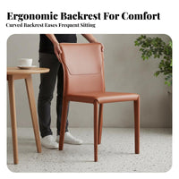 Armless Upholstered Chair Light Luxury with Design Armless Upholstered Side Chair Versatile Sturdy Construction for Adults