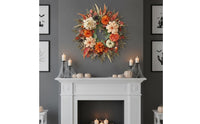 Mixed Pumpkin Wreath