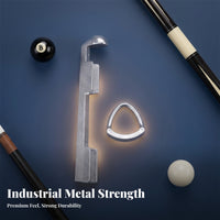 Cue Tip Press Silver Pool Stick Maintenance Tool Long-Lasting