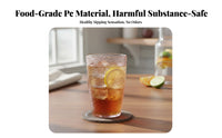 Drop-Resistant Shatterproof Acrylic Tumbler Long-Lasting Colored Plastic Water Cup Vibrant Colors for Children, Families, Home, Everyday Use