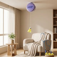 Badminton with Remote Control | overhead-Mounted, Self-Returning, Badminton Training Device, for Home