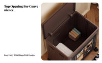 Foldaway Front-Door Cabinet Foldable Foldaway Bin Tower with Doors