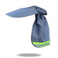 Breathable Hard Hat Sun Shade with Neck Flap Reflective Helmet Cover with Neck Flap Adjustable Hard Hat Brim Sun Shade Universal Fit for Farmers