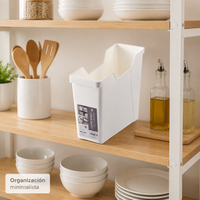 Storage Organizer Boxes, Narrow Plastic Container for Kitchen, Multi-Purpose PP Organizer Box, 35x11.5x23.5cm