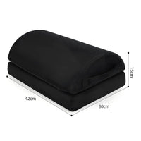 Double-Layer Footrest Removable Under Desk Foot Rest Cushioned for Gamers
