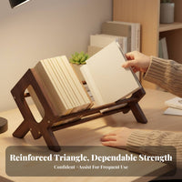 Expandable desktop shelf areaSaving Book Rack Large Capacity for Bay sill