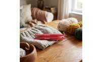 Flexible Interchangeable Circular Knitting with Case Compact Interchangeable Knitting with Case Non-Slip Engraved for Crafters